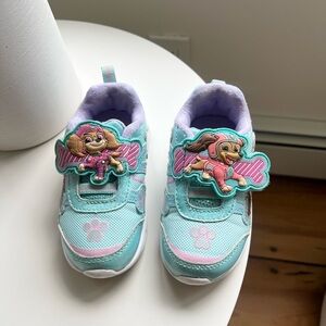 Paw Patrol Kids Sneakers in Aqua, Lilac, Pink, Skye & Liberty | Toddler Girl 7